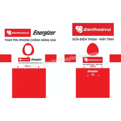 Áo mưa Cánh dơi quảng cáo Thương hiệu